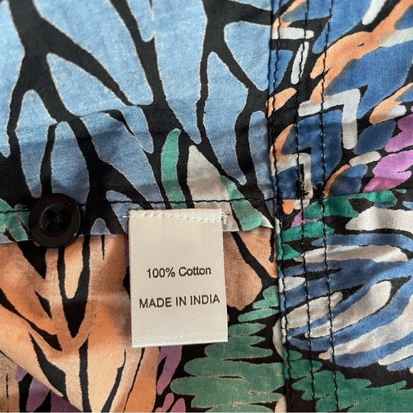 New! Banjanan Irene Multicolor Floral Print Belted Waist Mini Dress 27011 - Picture 10 of 12